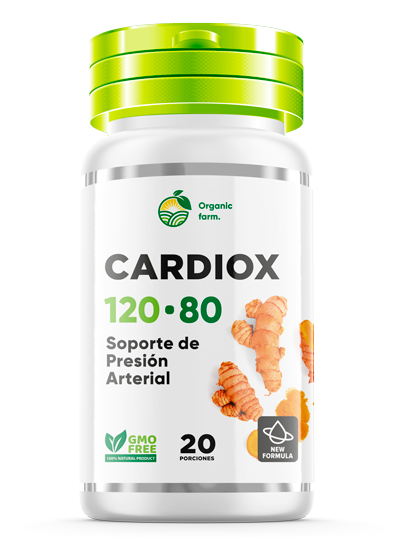Cardiox botella de suplemento para el bienestar